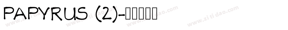PAPYRUS (2)字体转换